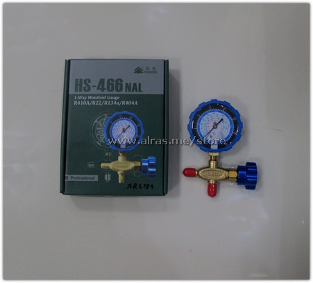 GA.MANIFOLD GAUGE SET SINGLE BLUE